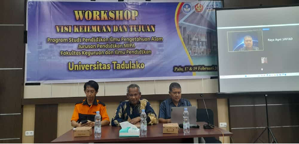 Program Studi Pendidikan IPA FKIP Untad Susun Visi Keilmuan dan Tujuan Program Studi